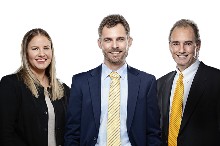 Attorneys Gary M. Hazelton, Brooks M. Hazelton, and Christie E. Andersen